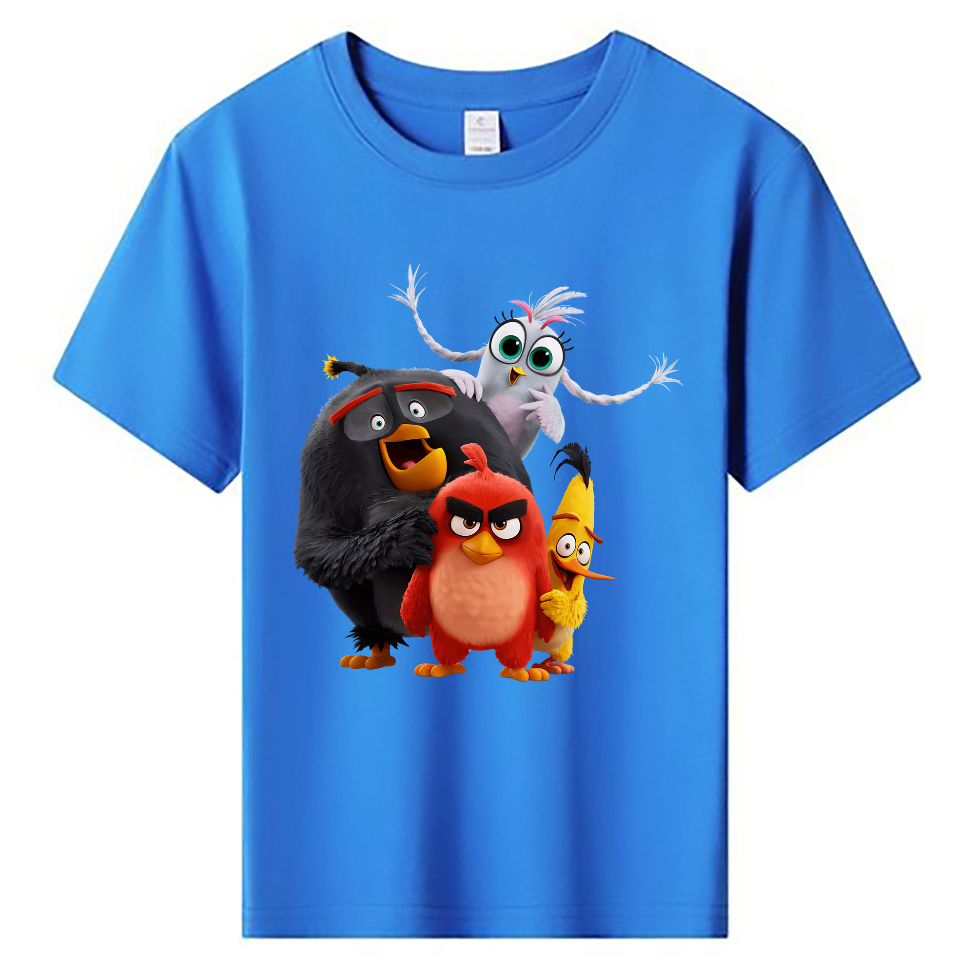 （画像用） Angry Birds アングリーバード 綿100％キッズTシャツ（フロントプリント）